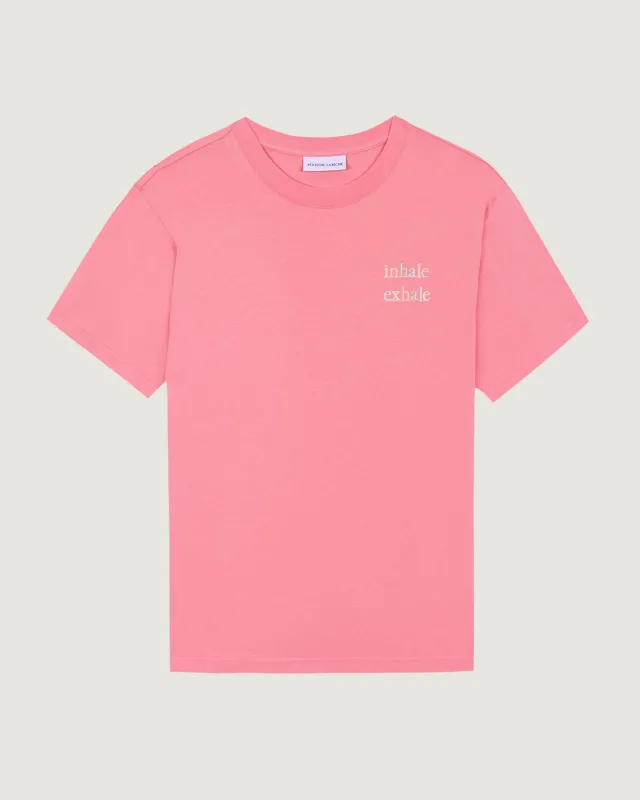 "Inhale Exhale" popincourt t-shirt made by Maison Labiche