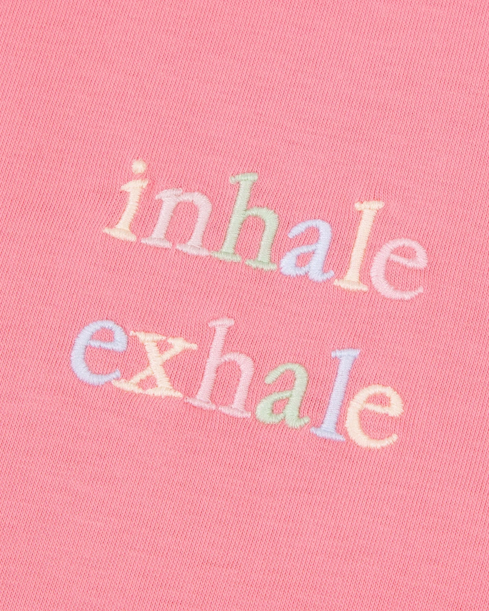 "Inhale Exhale" popincourt t-shirt sold by Maison Labiche product image thumbnail 2