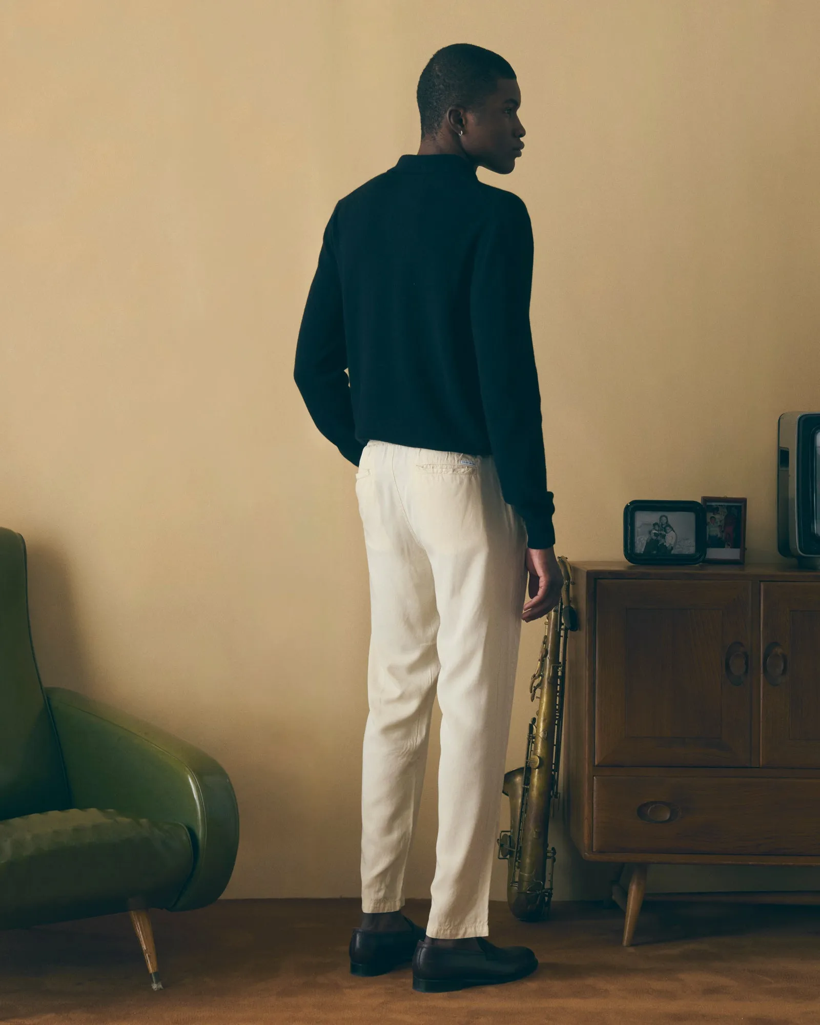 "Lambs Wool" guillaumin heart patch sweater sold by Maison Labiche product image thumbnail 3