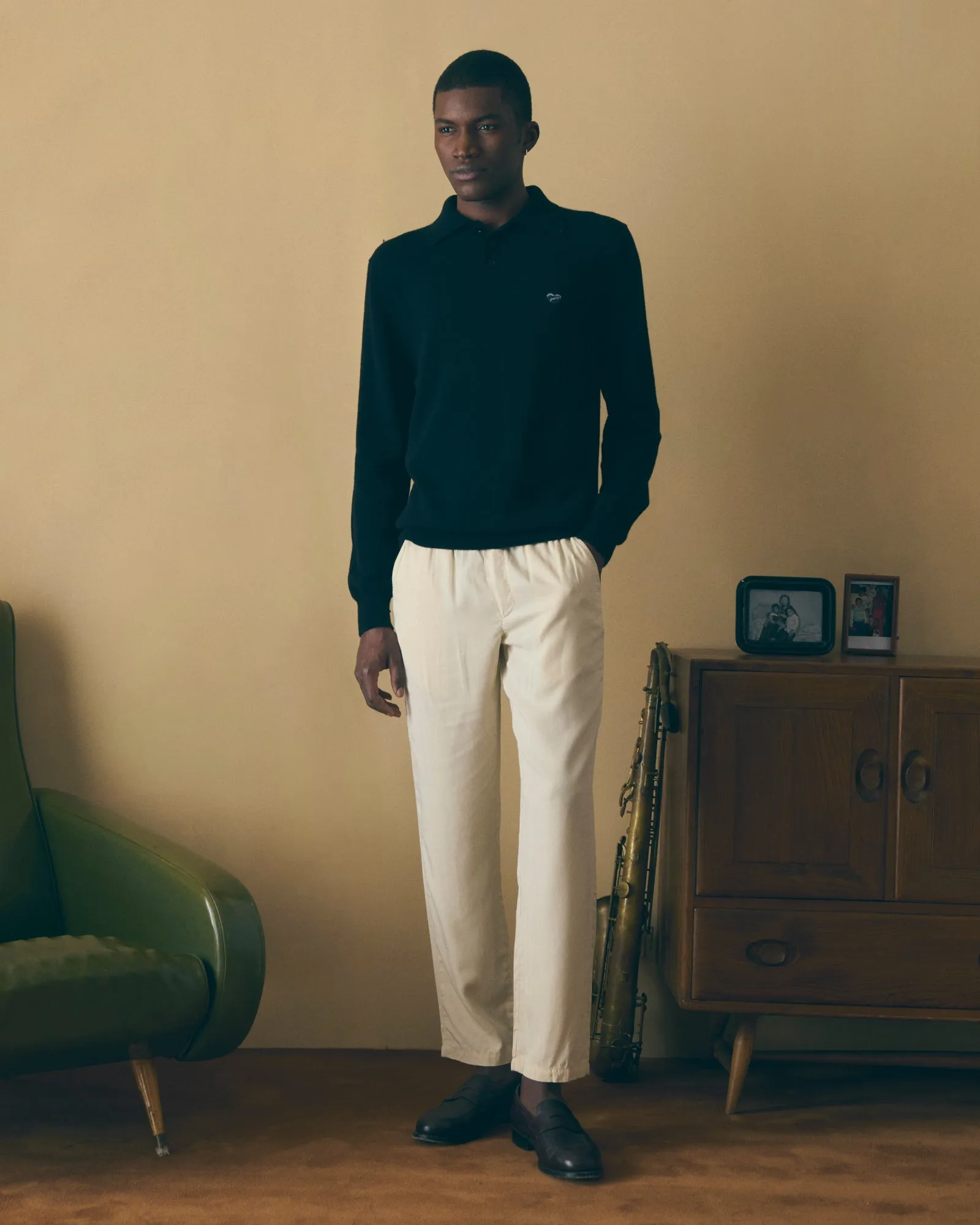 "Lambs Wool" guillaumin heart patch sweater sold by Maison Labiche product image thumbnail 2
