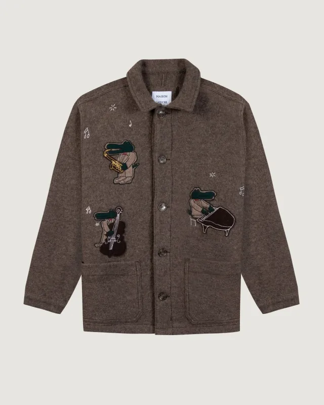 "Wool" sauffroy jazz jacket made by Maison Labiche