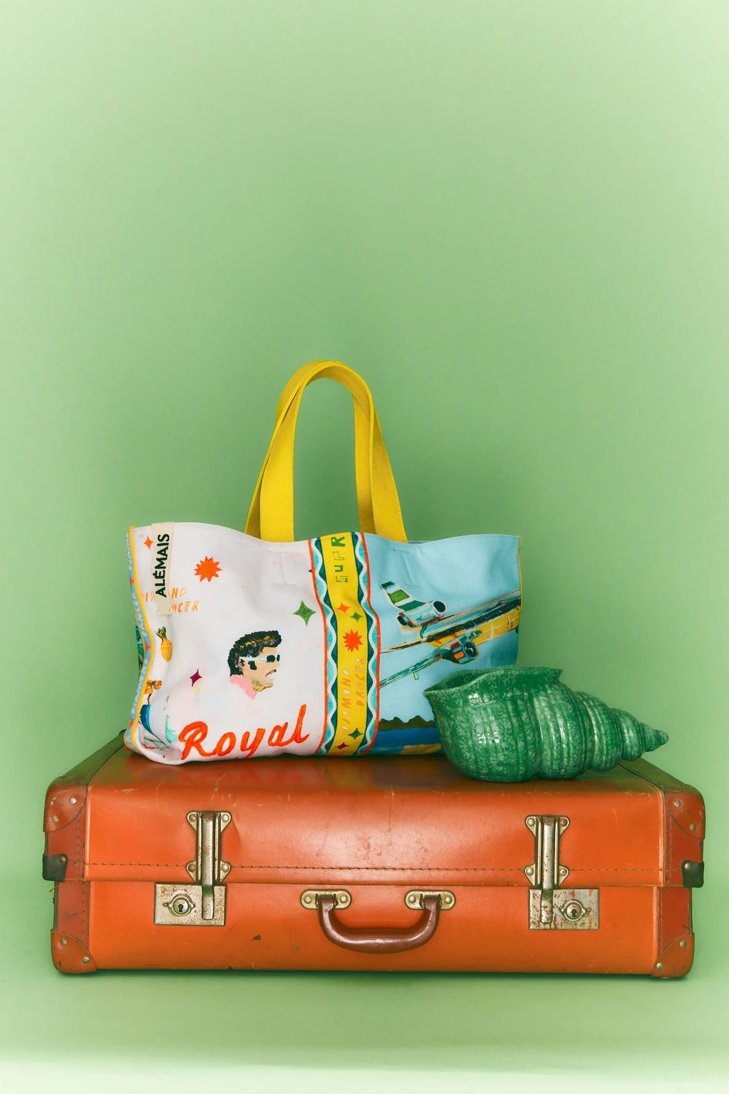 ALL ABOARD OVERSIZE TOTE sold by Alemais