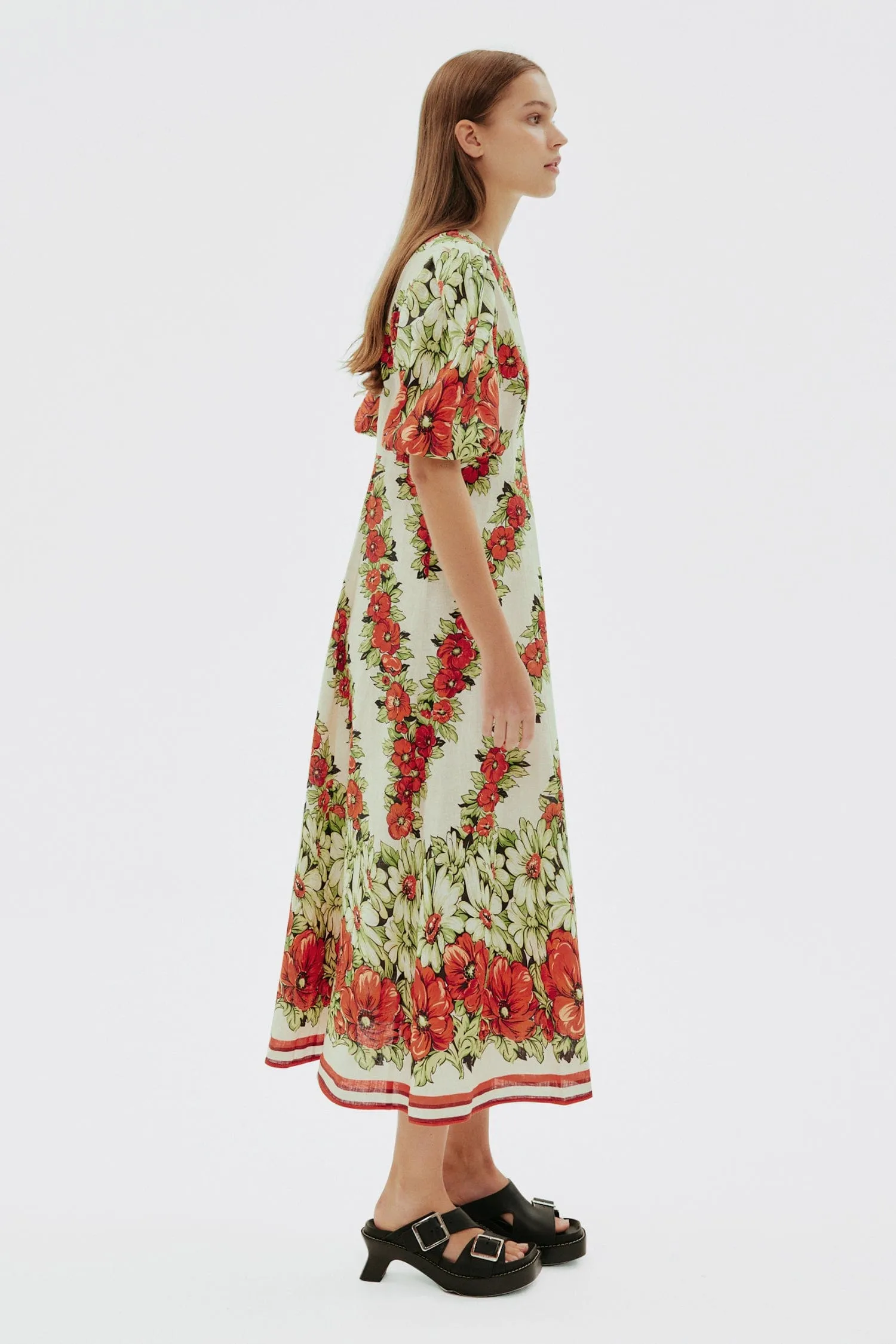 AMELIE MIDI DRESS EXCLUSIVE sold by Alemais product image thumbnail 5