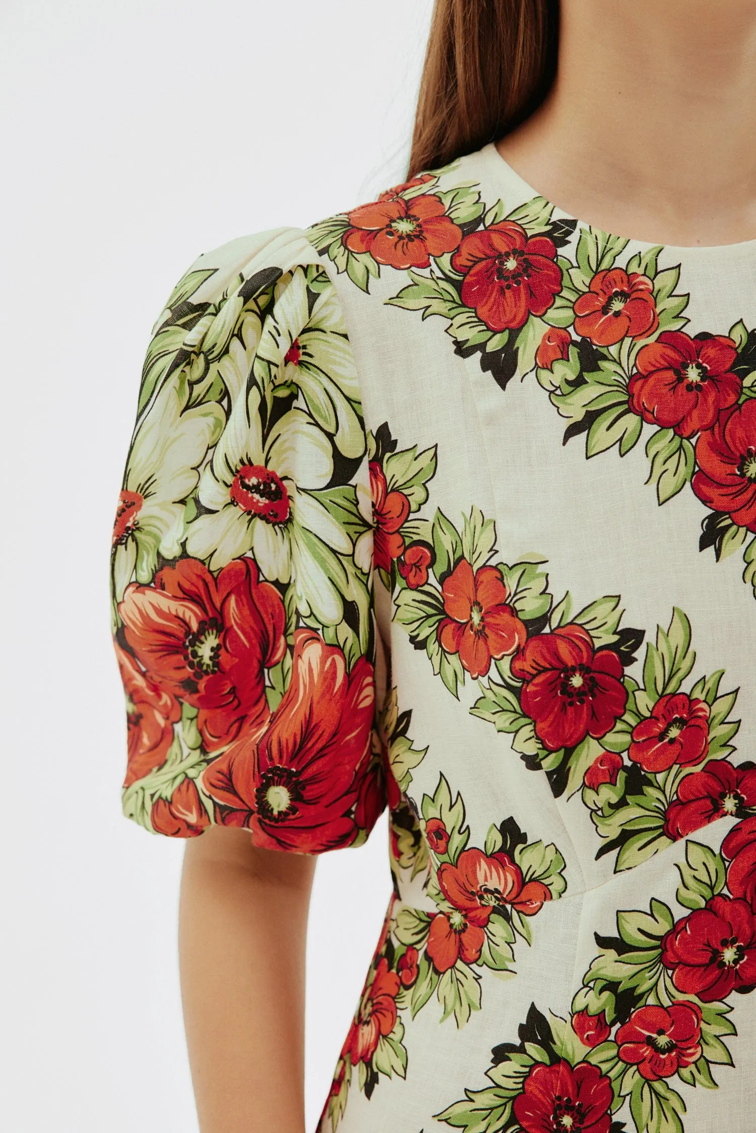 AMELIE MIDI DRESS EXCLUSIVE sold by Alemais product image thumbnail 3