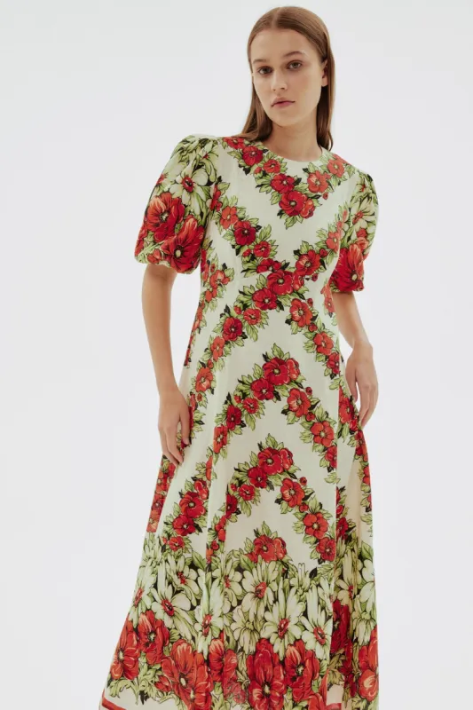 AMELIE MIDI DRESS EXCLUSIVE sold by Alemais