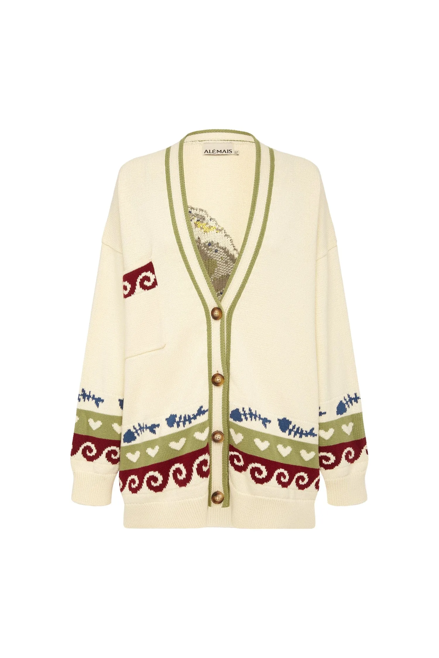 BATH HOUSE KNIT CARDIGAN sold by Alemais product image thumbnail 2