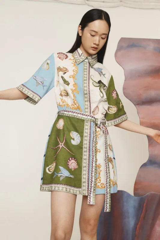 BATH HOUSE MINI DRESS sold by Alemais