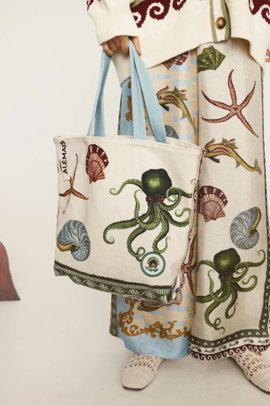 BATH HOUSE SHOPPER TOTE sold by Alemais