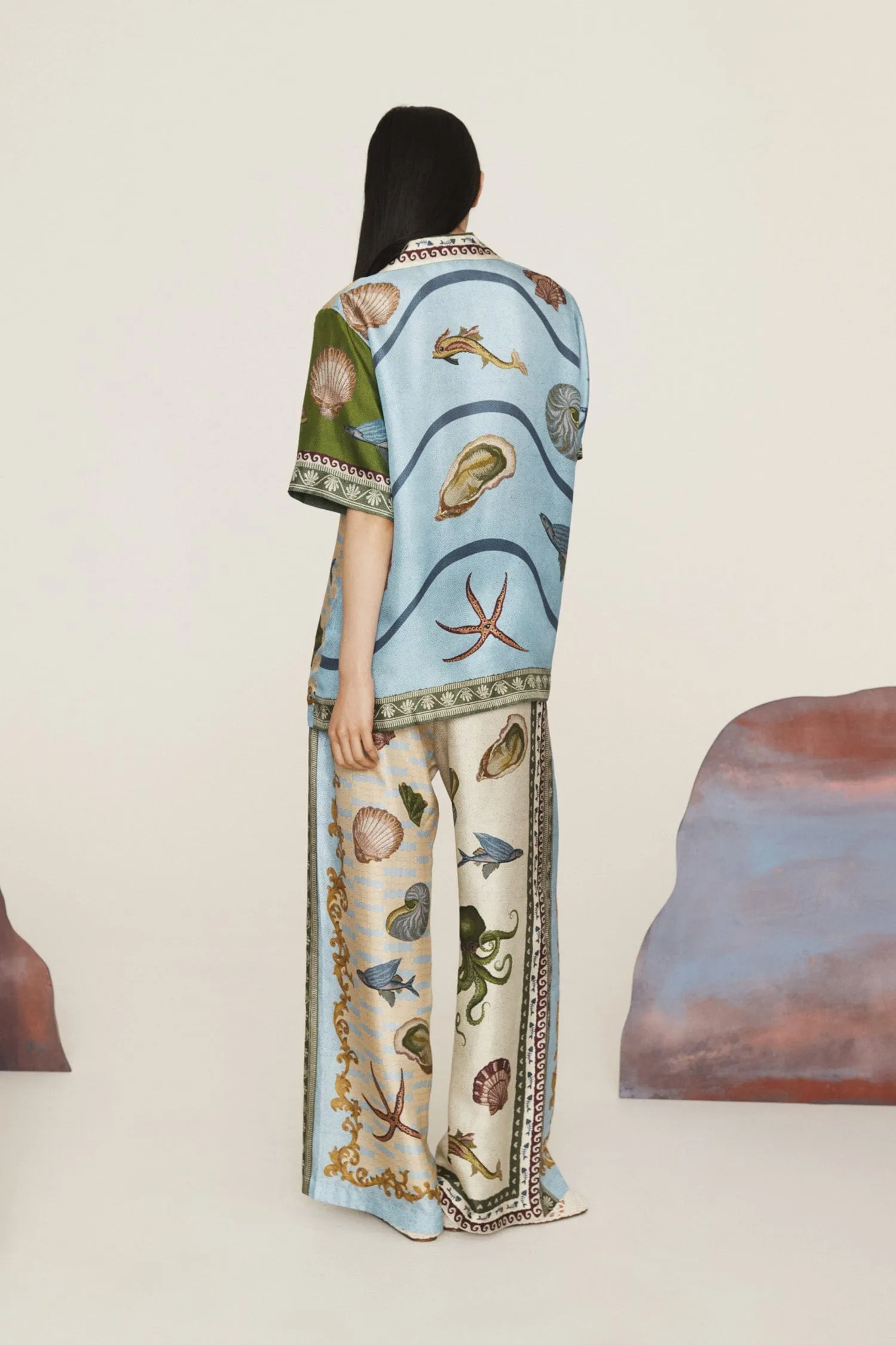 BATH HOUSE SILK PANT sold by Alemais product image thumbnail 5