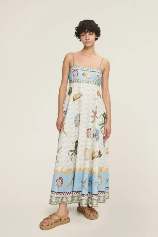 BATH HOUSE SUNDRESS sold by Alemais