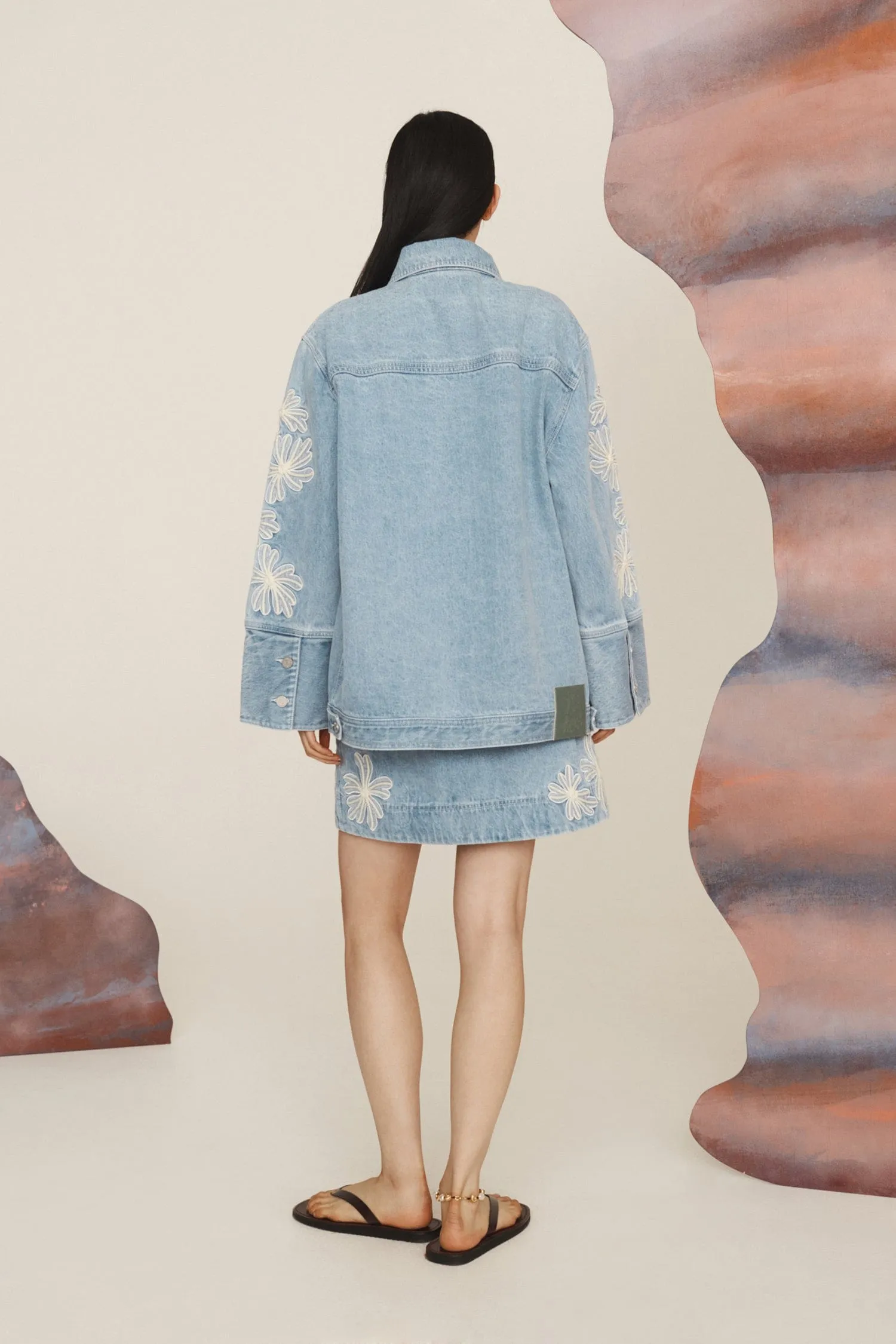 CHARLENE DENIM JACKET sold by Alemais product image thumbnail 5