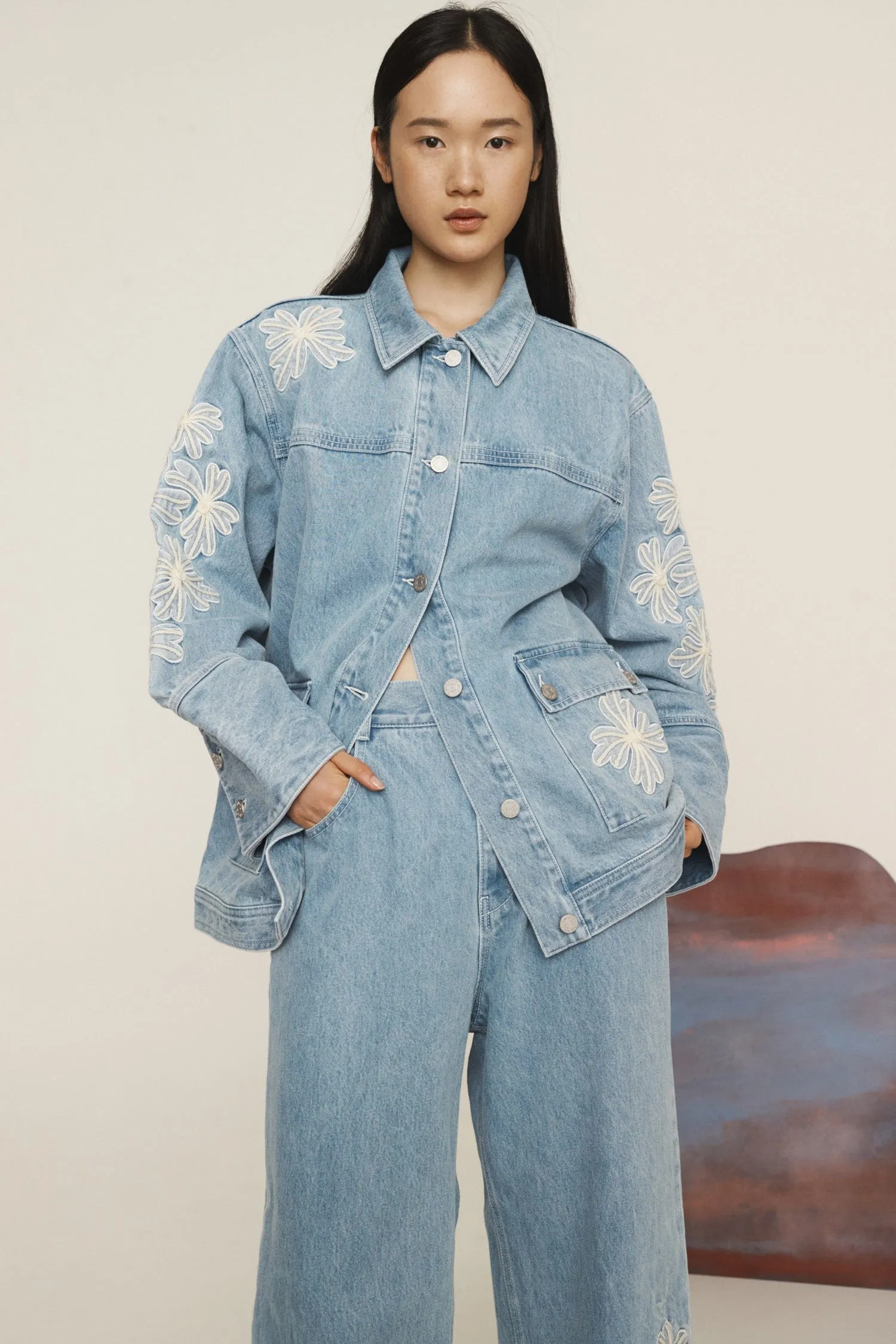 CHARLENE DENIM JEAN sold by Alemais product image thumbnail 5