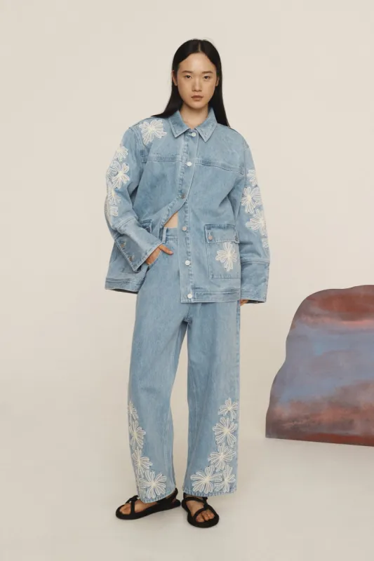 CHARLENE DENIM JEAN sold by Alemais