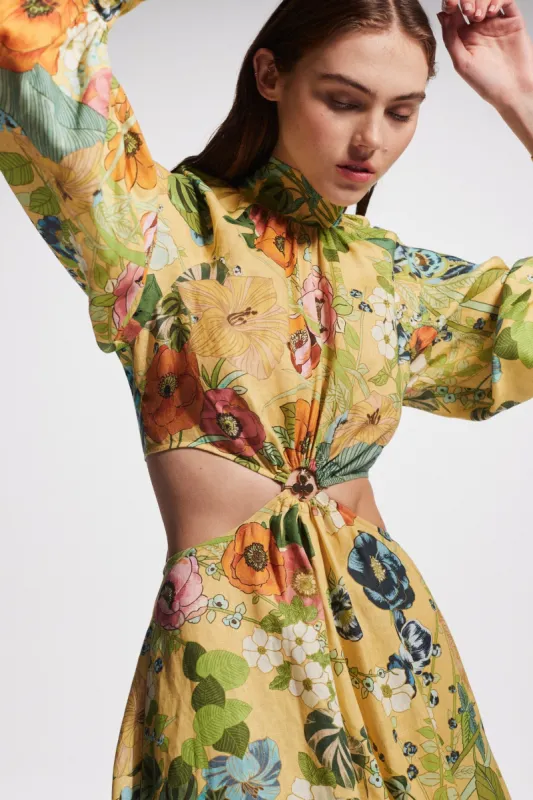 CRESIDA CUTOUT MIDI DRESS sold by Alemais