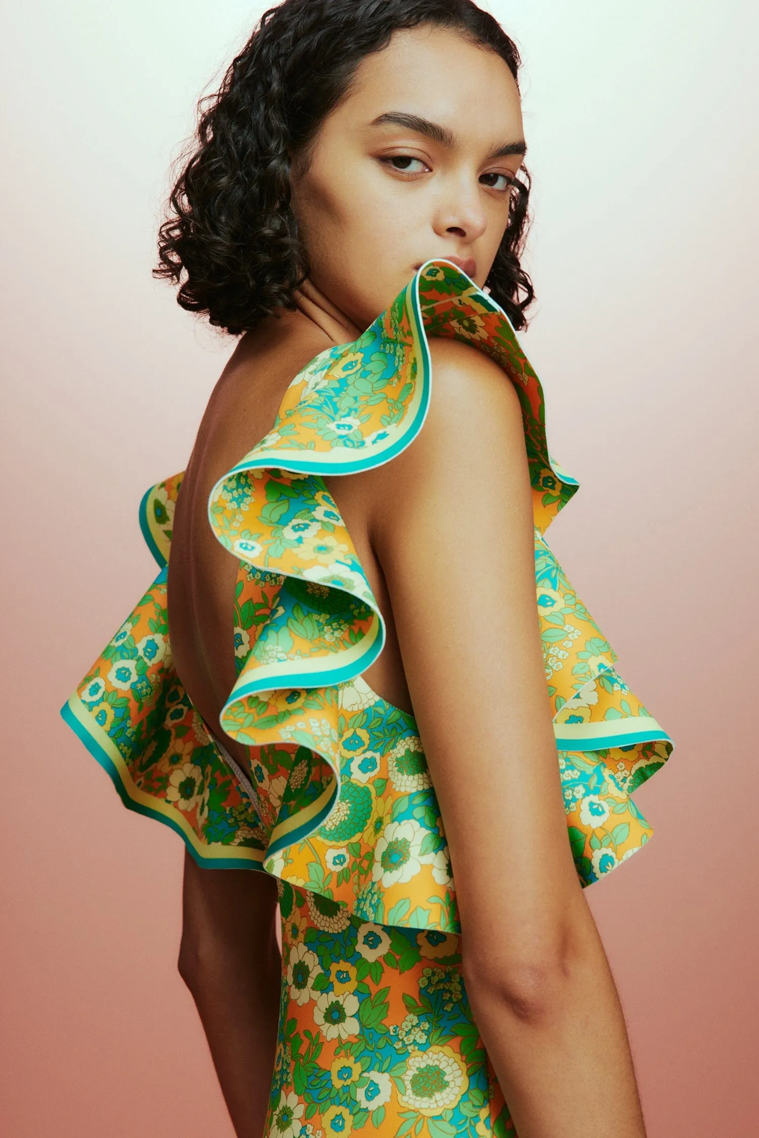 CRISTINA RUFFLE ONE PIECE sold by Alemais product image thumbnail 3