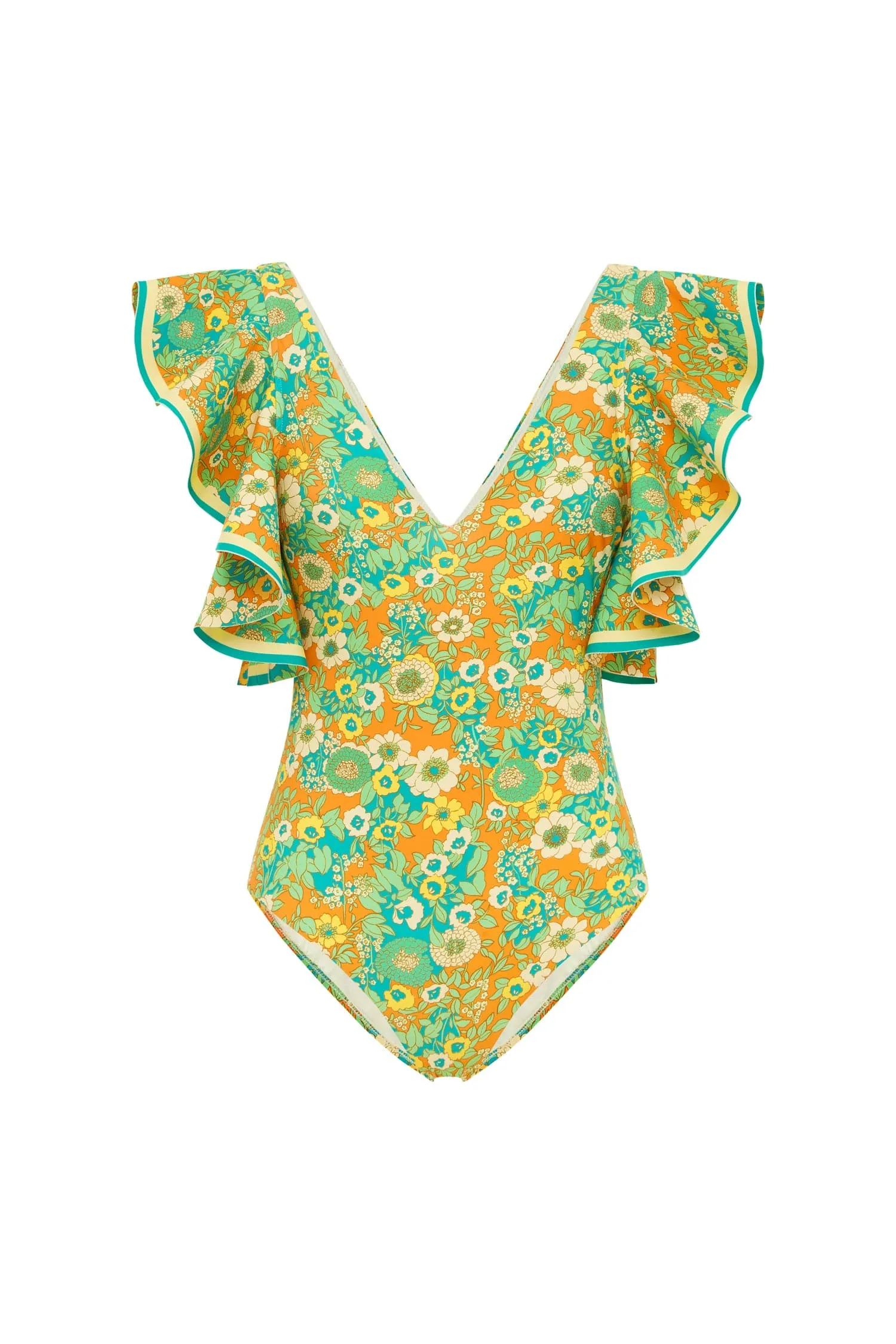 CRISTINA RUFFLE ONE PIECE sold by Alemais product image thumbnail 2