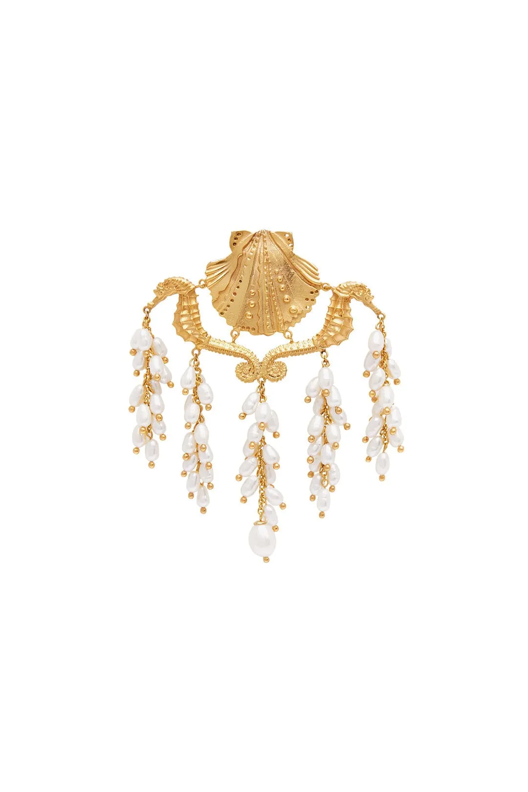 CURIO PEARL CHANDELIER BROOCH sold by Alemais product image thumbnail 2