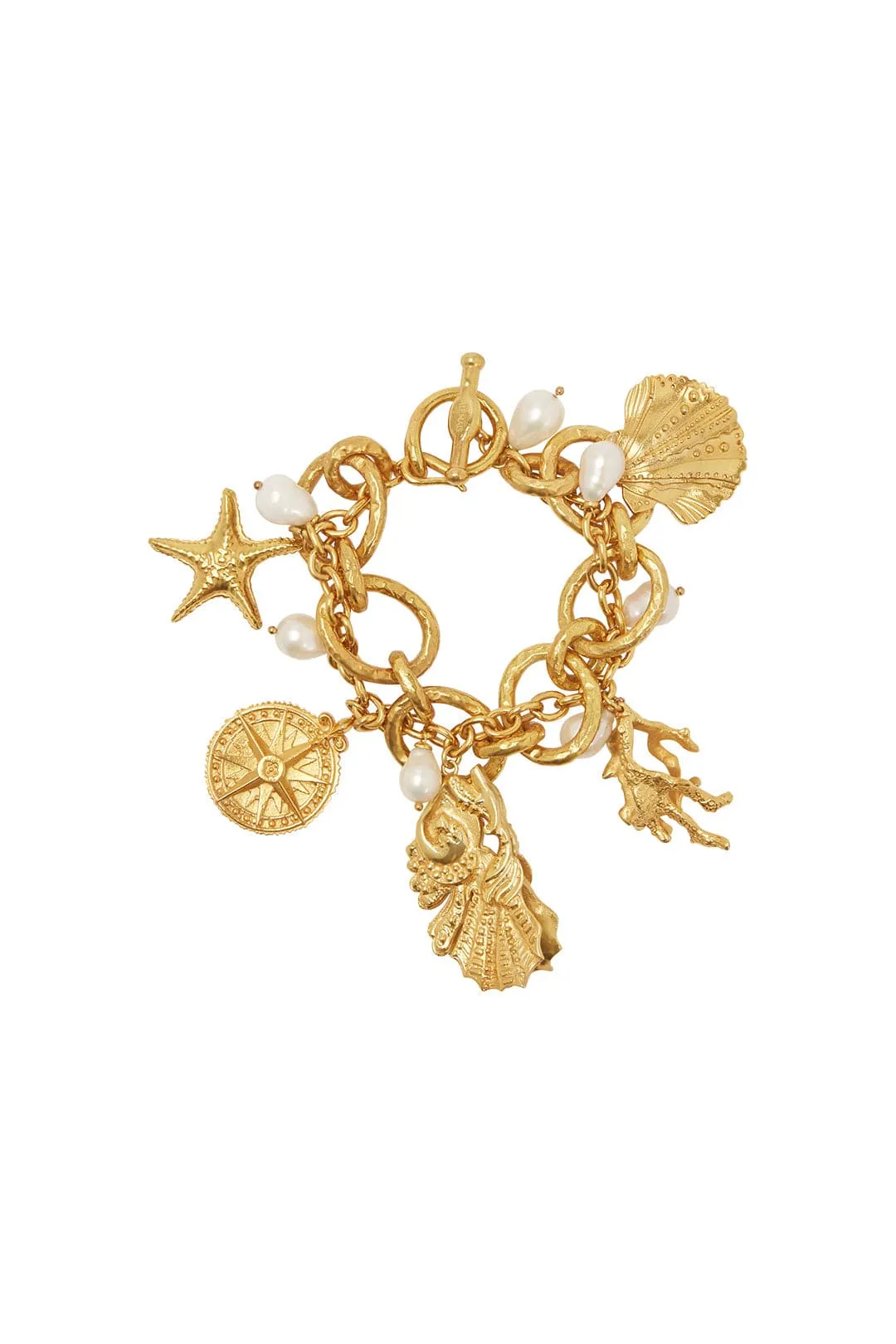 CURIO SEA CHARM PEARL BRACELET sold by Alemais product image thumbnail 2