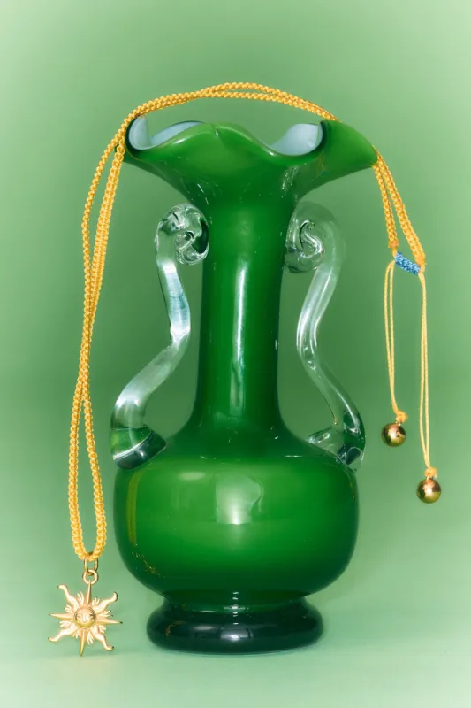 CURIO SUN MACRAME NECKLACE sold by Alemais