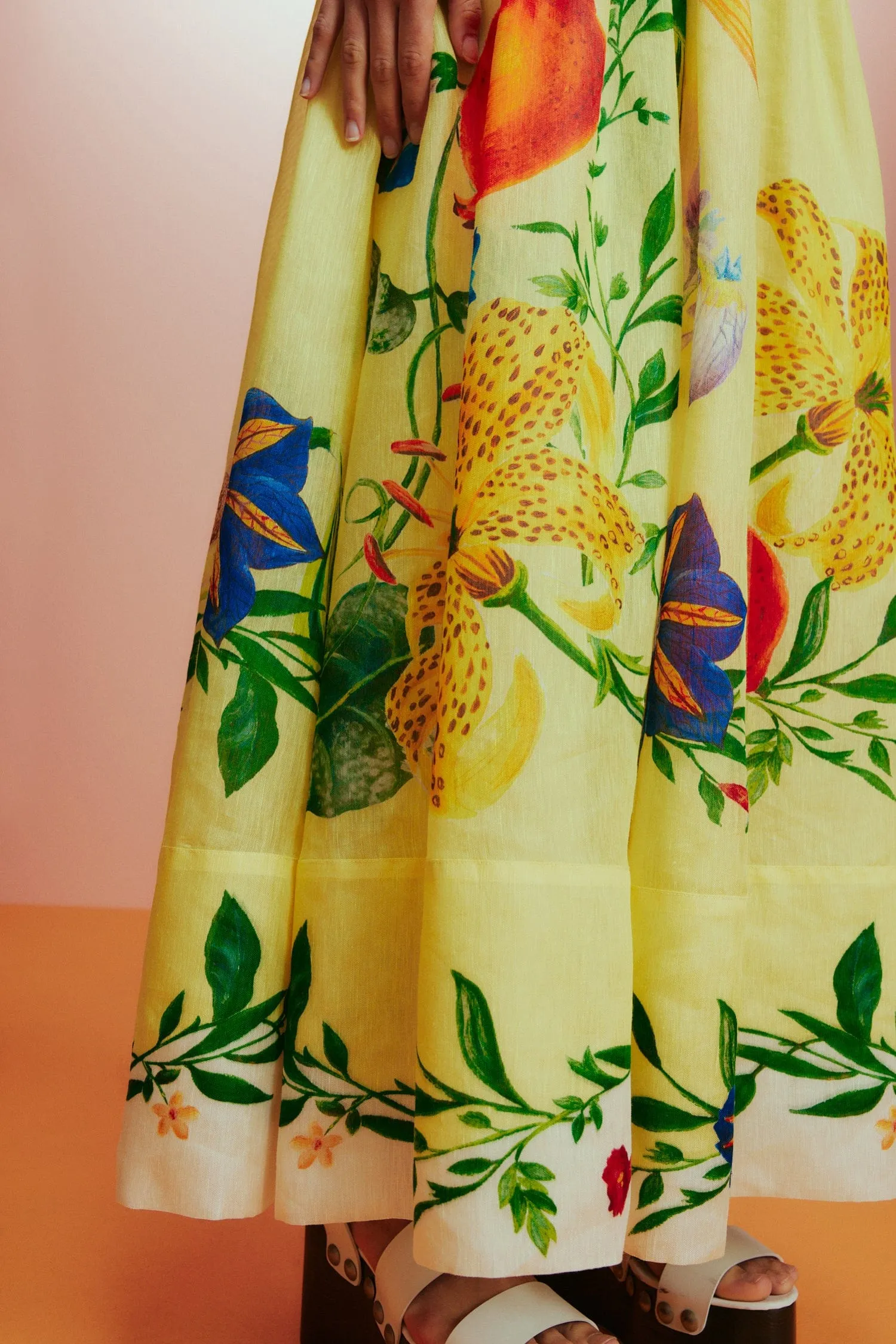 DAHLIA HALTER GOWN sold by Alemais product image thumbnail 3