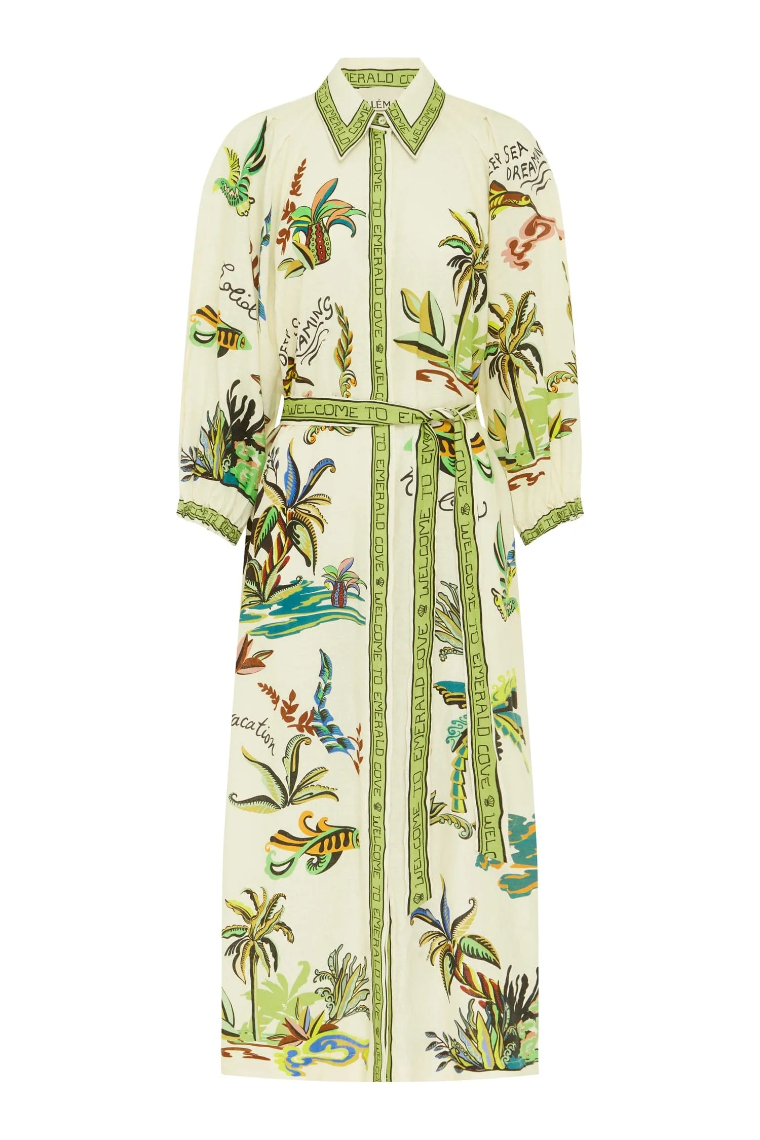DAY DREAM LINEN SHIRTDRESS sold by Alemais product image thumbnail 2
