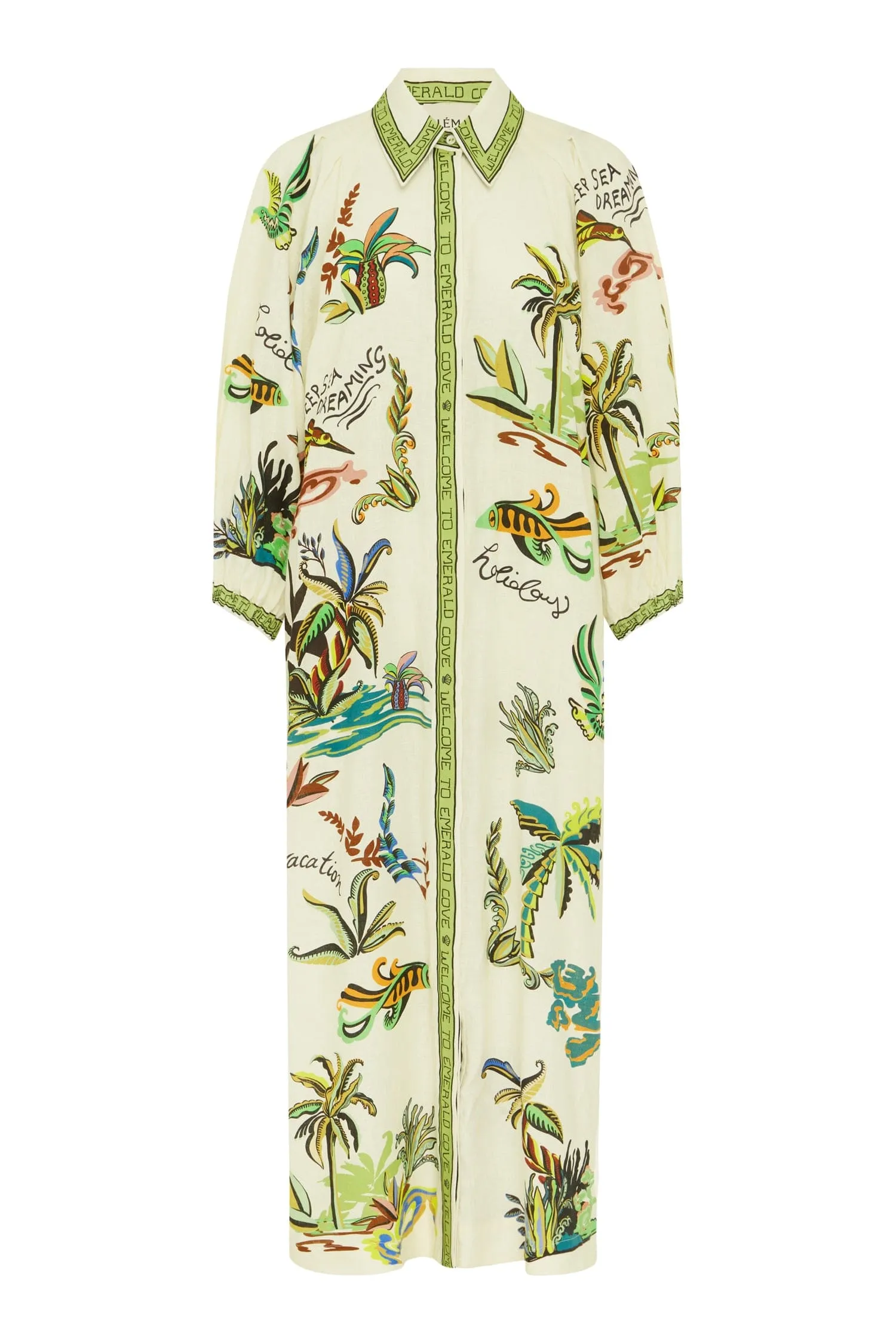 DAY DREAM LINEN SHIRTDRESS sold by Alemais product image thumbnail 3