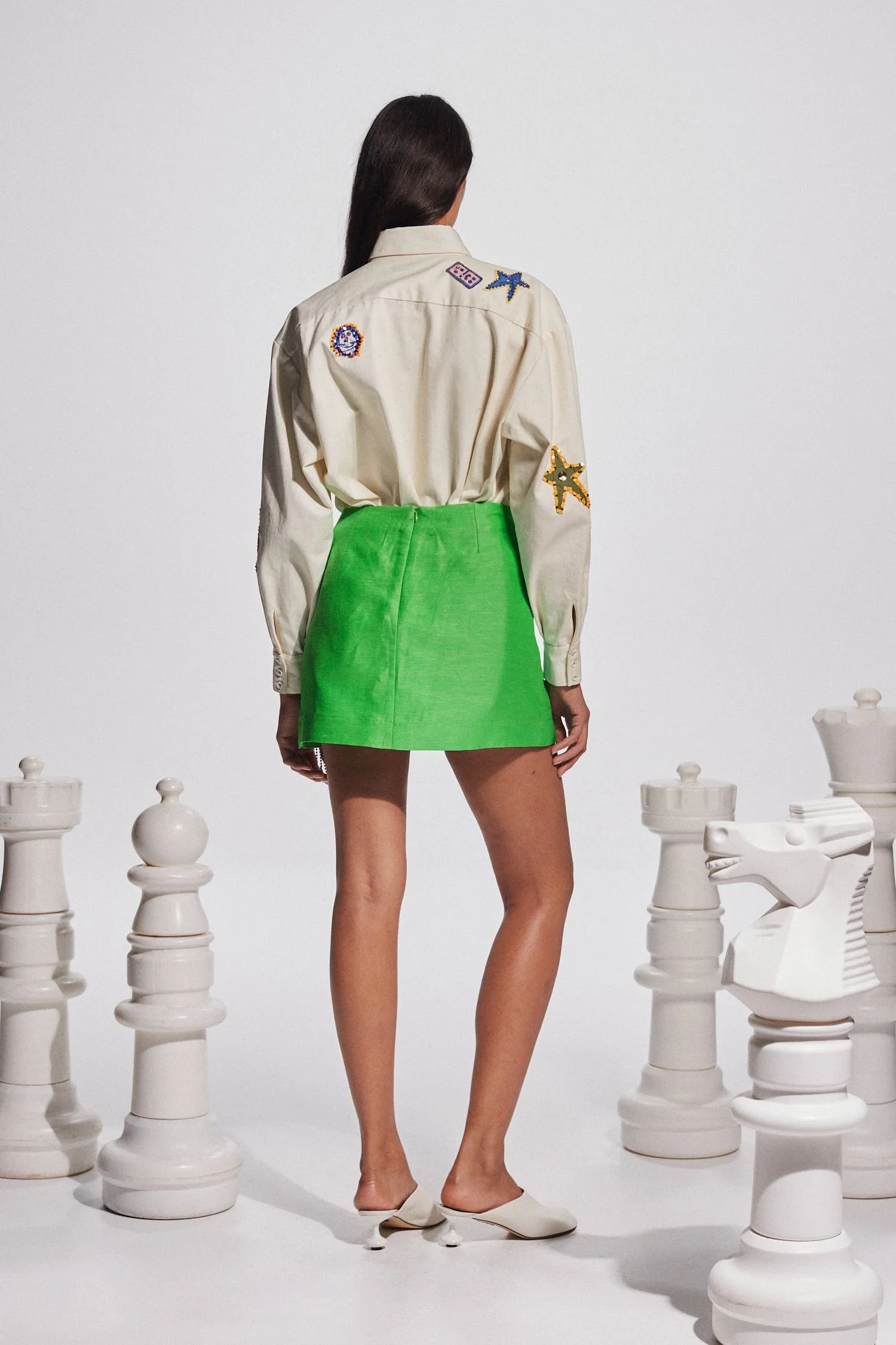 DAZZLE MINI SKIRT sold by Alemais product image thumbnail 3
