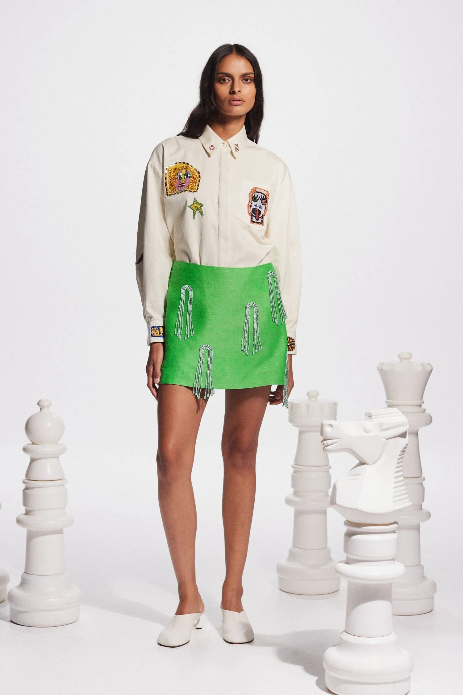 DAZZLE MINI SKIRT sold by Alemais product image thumbnail 5