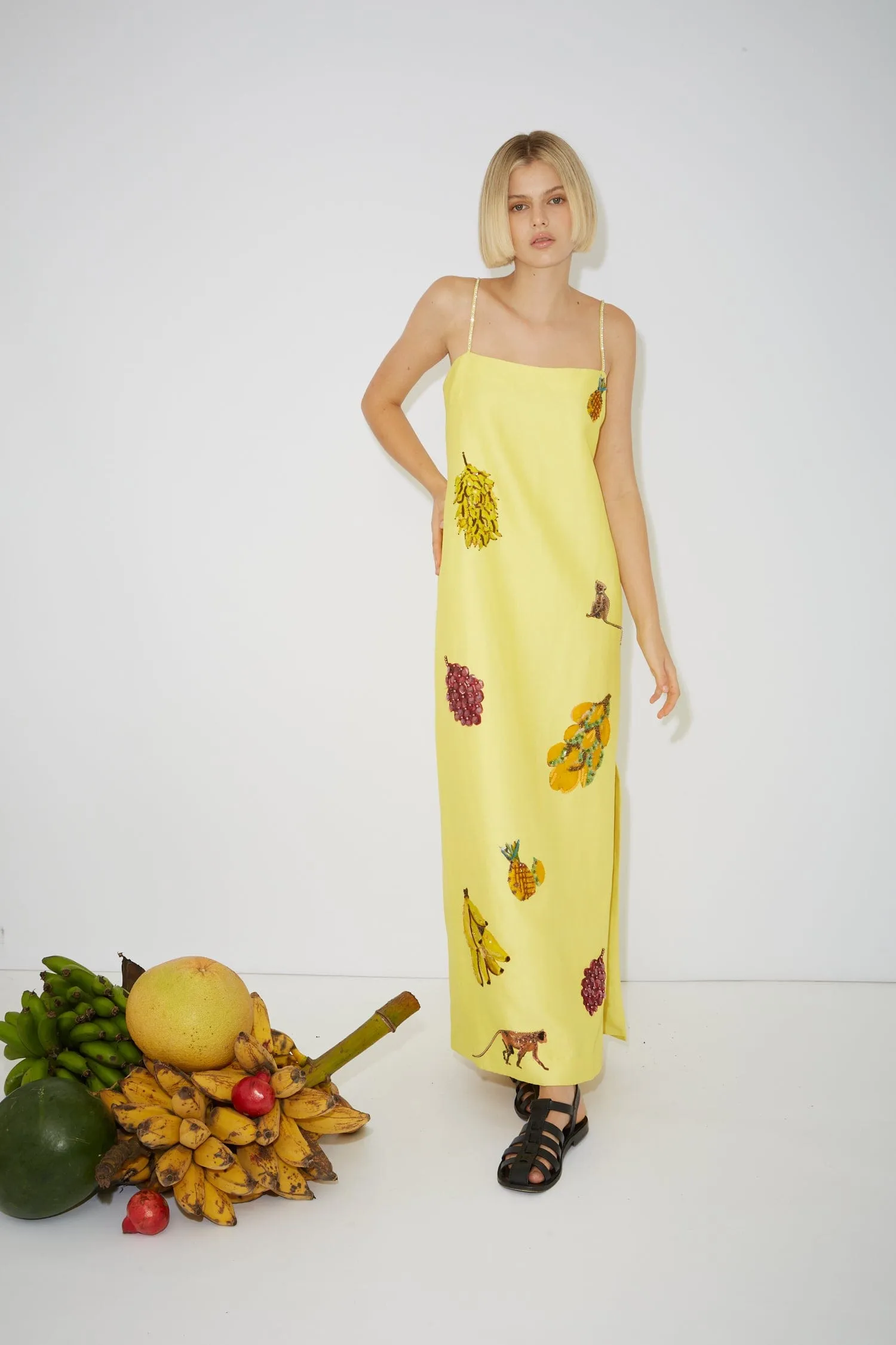 DIAMOND DANCER MIDI DRESS sold by Alemais product image thumbnail 4