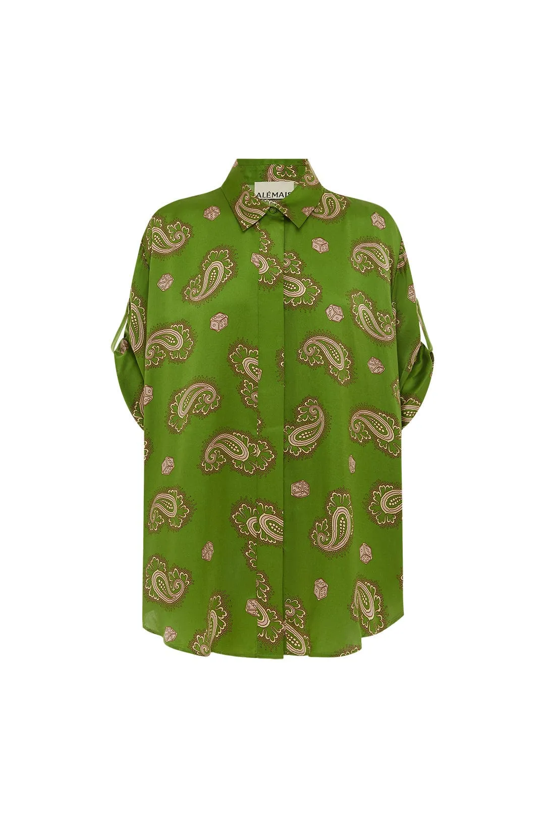 DICE SILK SHIRT sold by Alemais product image thumbnail 2