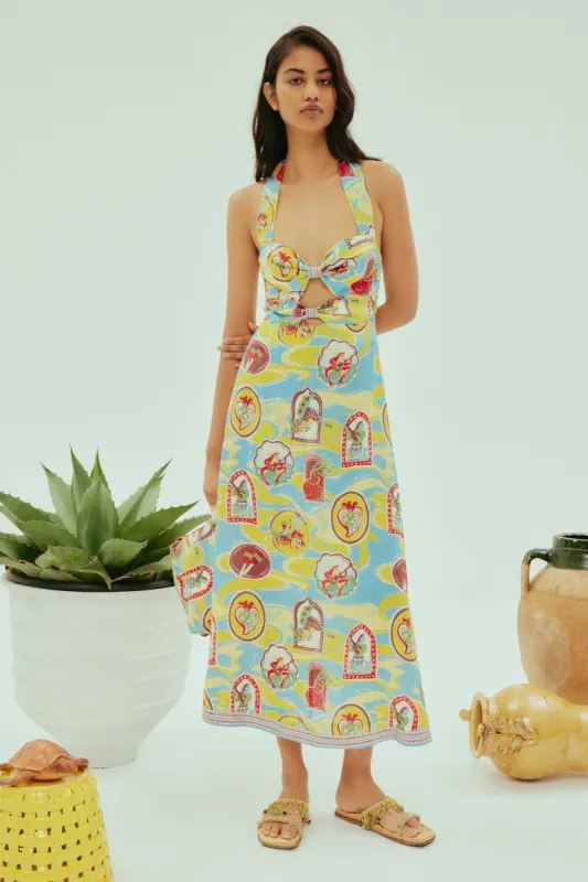 EMILIO MIDI DRESS sold by Alemais