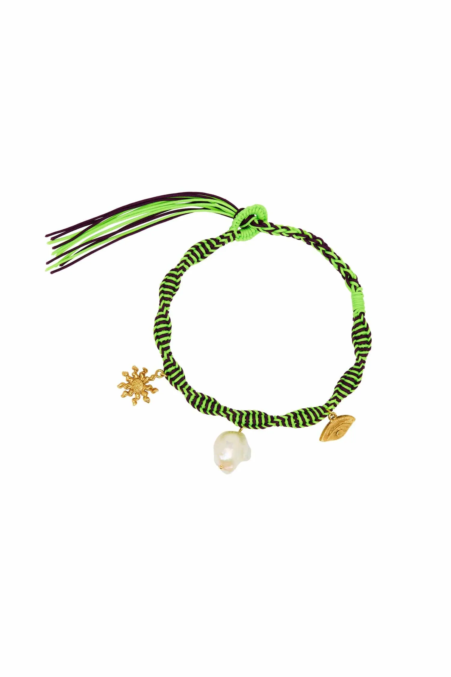 ENCANTO GREEN CHARM BRACELET sold by Alemais product image thumbnail 2