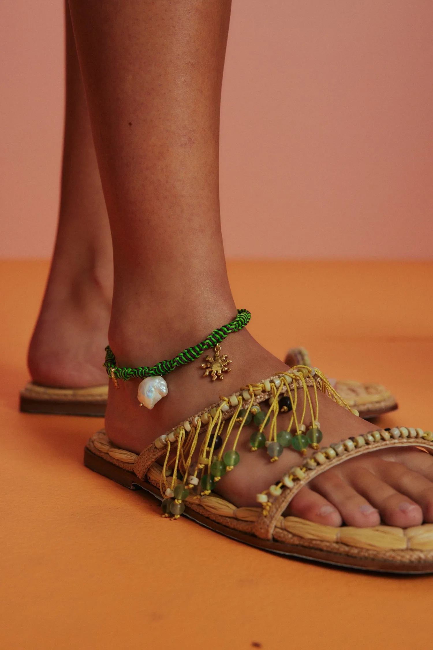 ENCANTO GREEN CHARM BRACELET sold by Alemais product image thumbnail 3