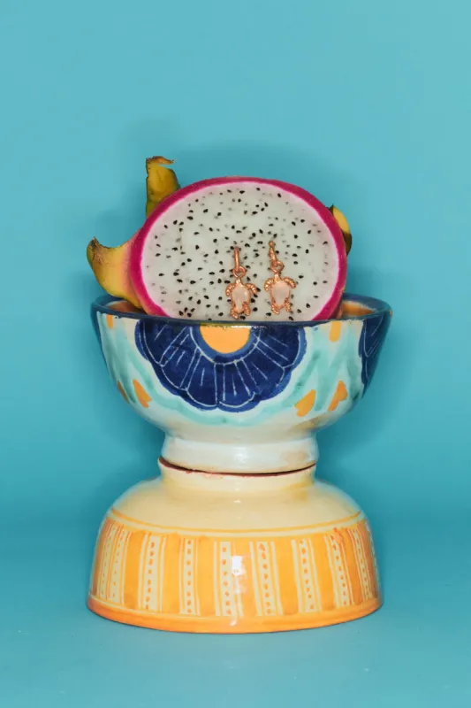 ENCANTO TURTLE DROP EARRINGS made by Alemais