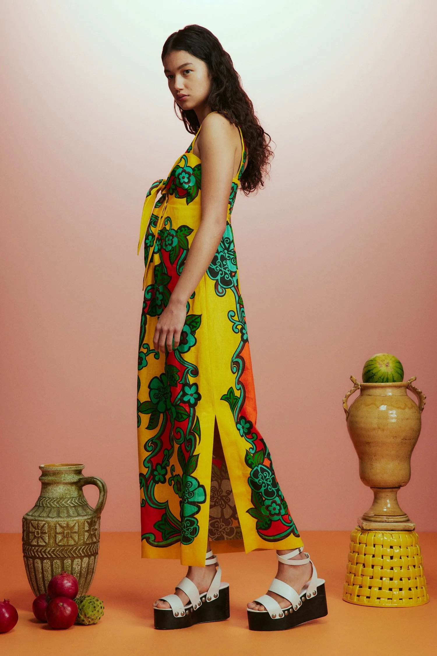 FLAME MIDI DRESS sold by Alemais product image thumbnail 5
