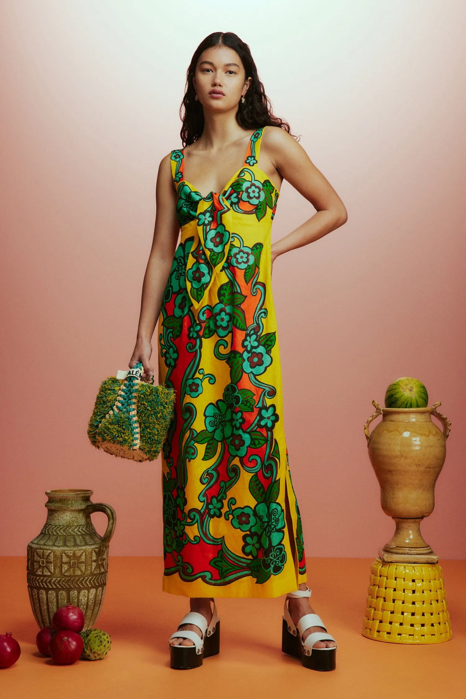 FLAME MIDI DRESS sold by Alemais