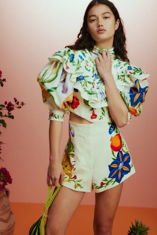 FLORES HIGH WAISTED SHORT sold by Alemais