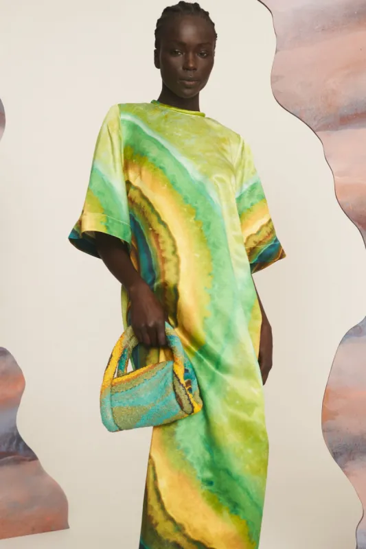 IRIS MIDI DRESS sold by Alemais