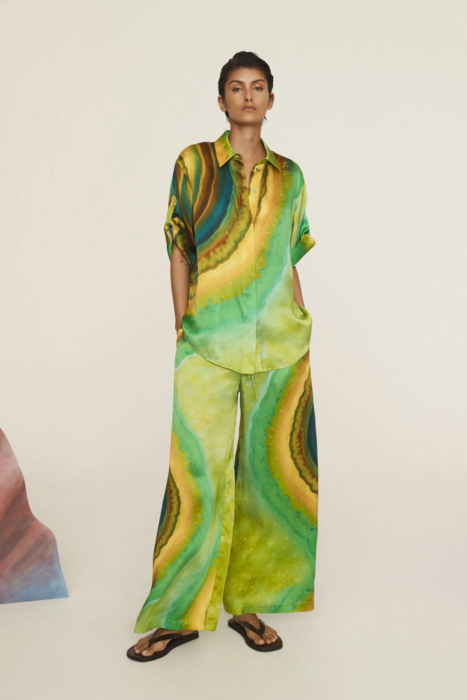 IRIS SILK SHIRT sold by Alemais product image thumbnail 3