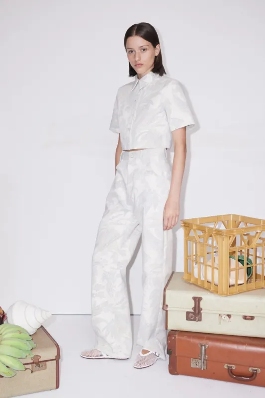 IVY CROPPED SHIRT sold by Alemais