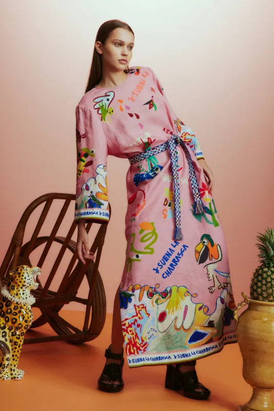 LA CHARRASCA MIDI DRESS made by Alemais