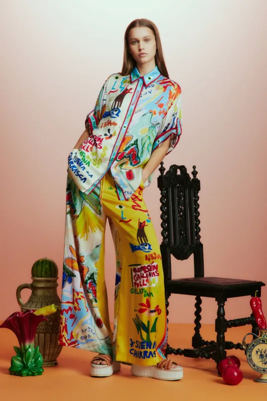 LA CHARRASCA PANT sold by Alemais