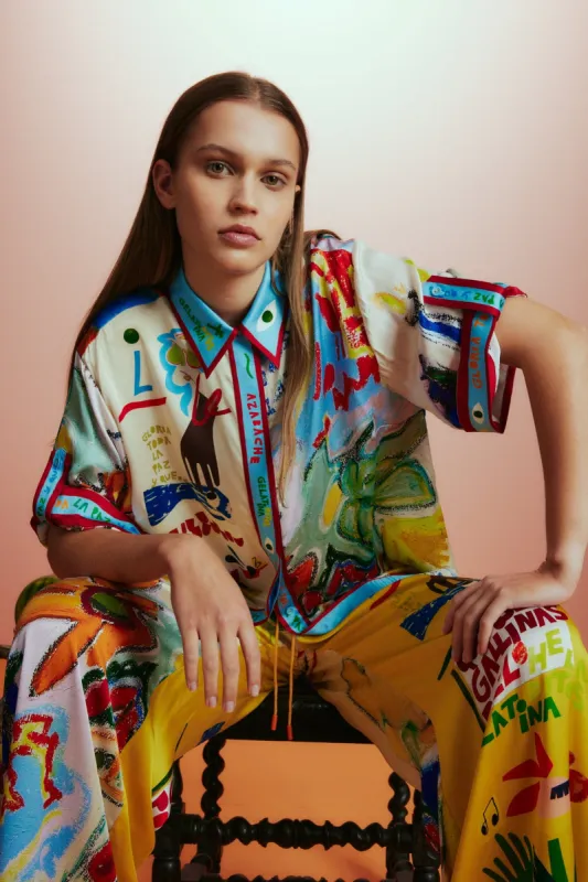 LA CHARRASCA SHIRT sold by Alemais