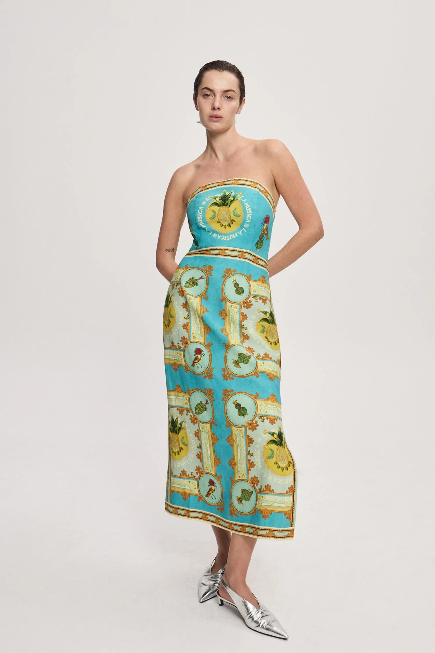 LA MUSICA MIDI DRESS EXCLUSIVE sold by Alemais