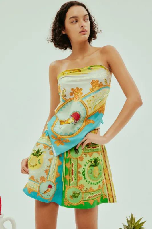 LA MUSICA SCARF SEA made by Alemais