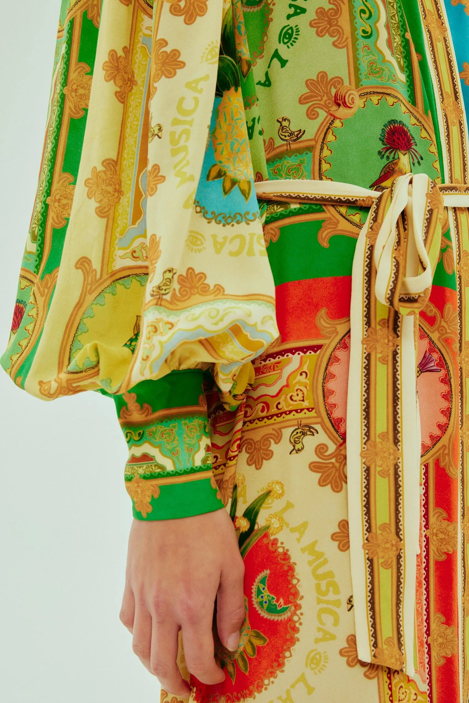 LA MUSICA SILK SHIRTDRESS sold by Alemais product image thumbnail 3