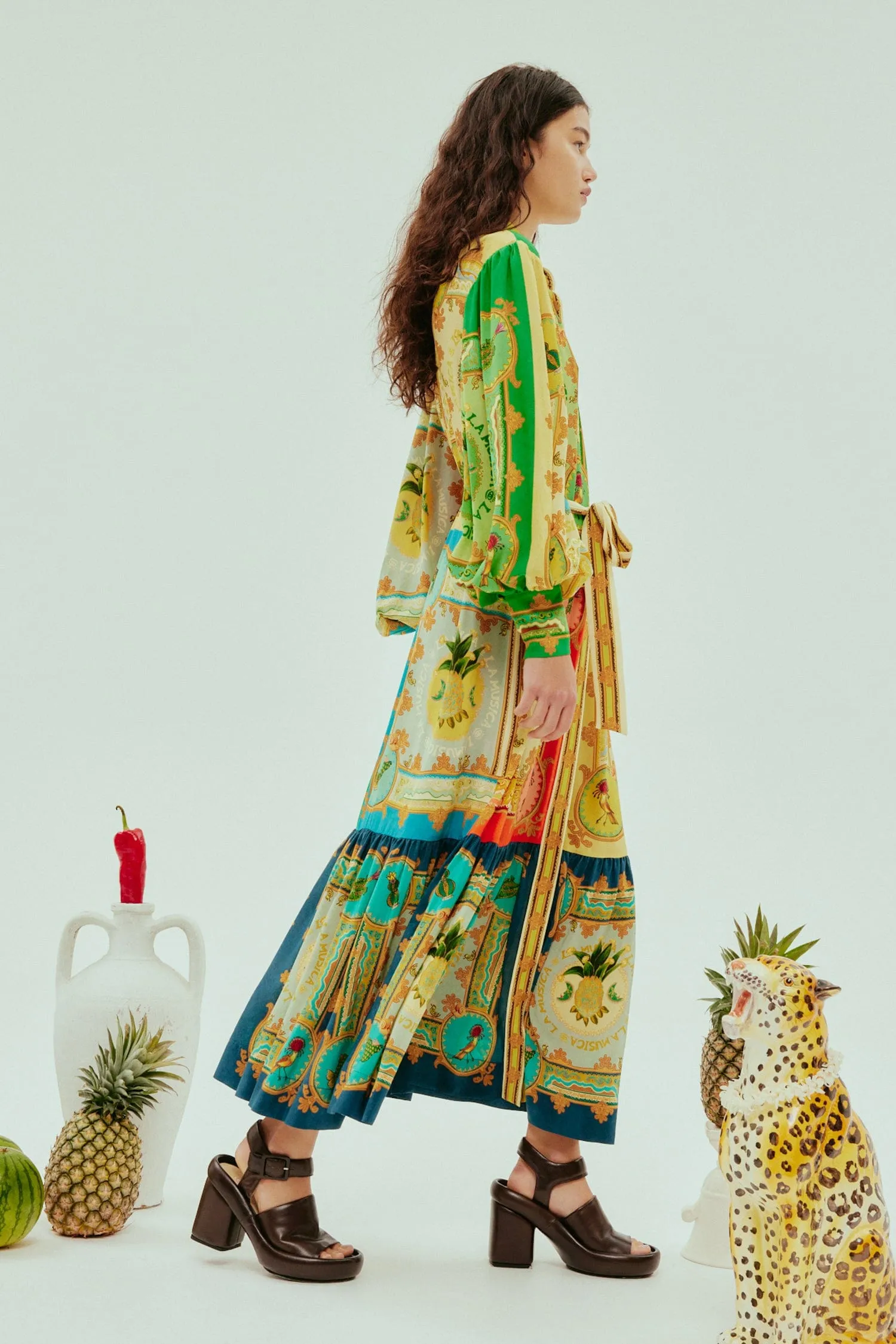 LA MUSICA SILK SHIRTDRESS sold by Alemais product image thumbnail 5
