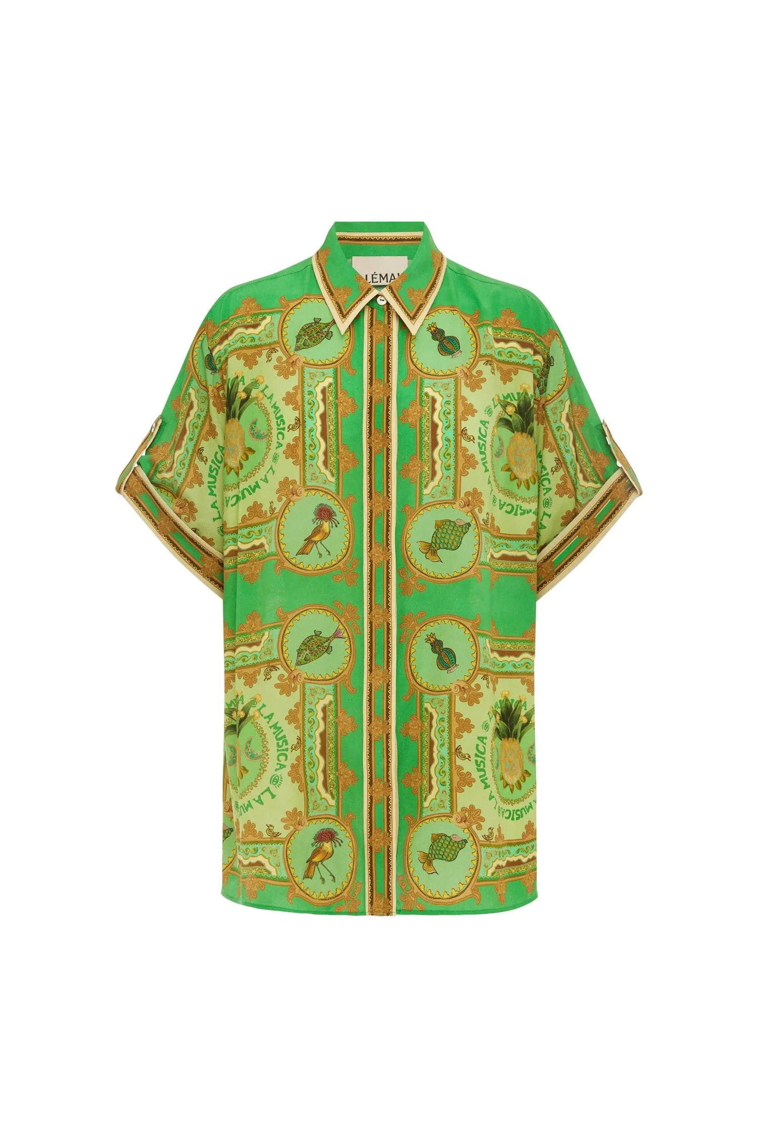 LA MUSICA SILK SHIRT sold by Alemais product image thumbnail 2