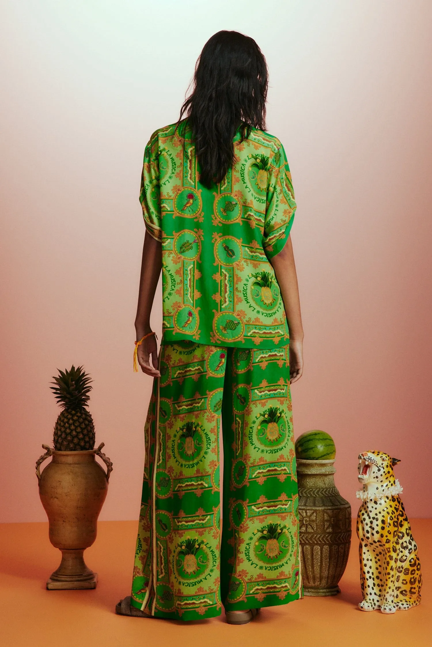 LA MUSICA SILK SHIRT sold by Alemais product image thumbnail 5