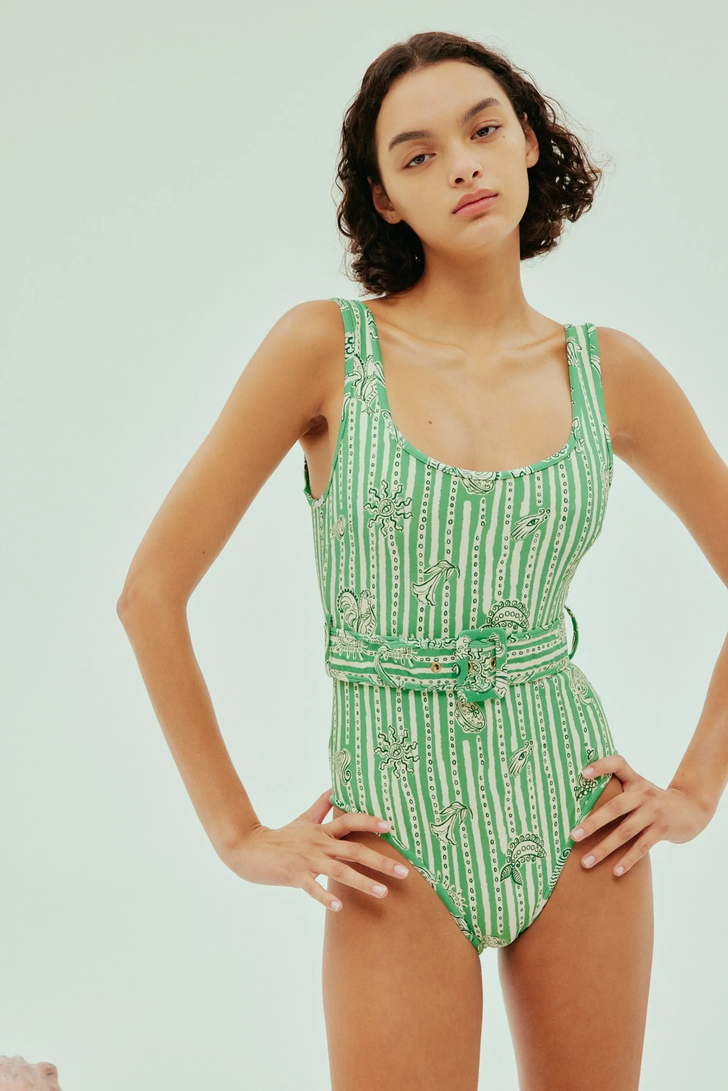 LULA BELTED ONE PIECE sold by Alemais product image thumbnail 4